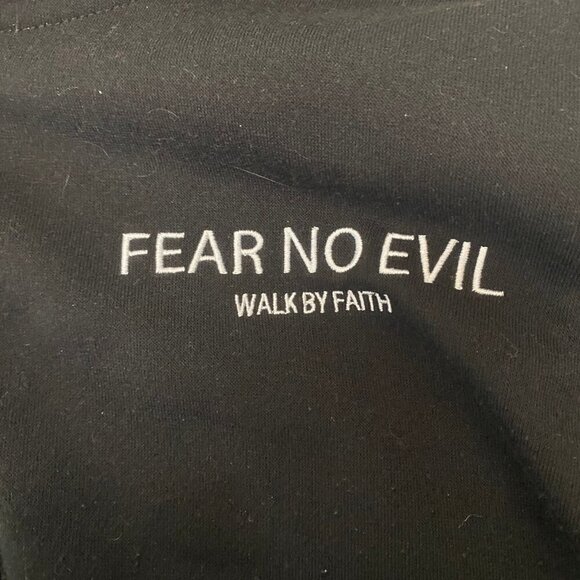 "Fear No Evil" Hoodie – Angel Cult | Walk By Faith | Size S - Picture 6 of 7